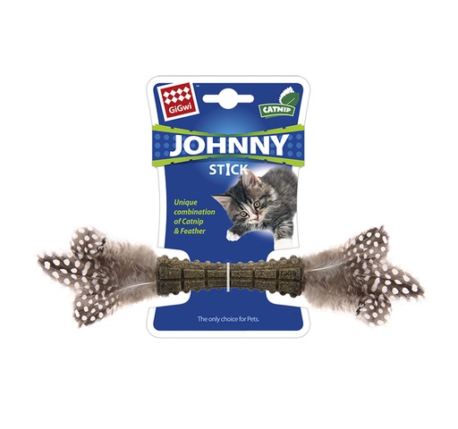 [7093] PALO CON CATNIP JOHNNY STICK DOBLE GIGWI III