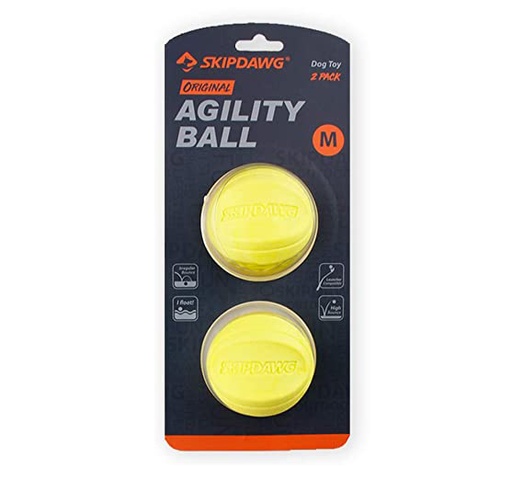 [3027] PELOTA AGILITY BALL M X2 SKIPDAWG