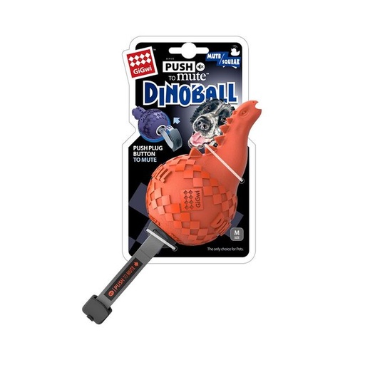 [6470] PELOTA PUSH TO MUTE DINOBALL GIGWI I