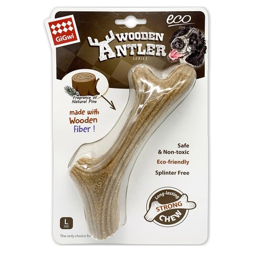 [8477] STICK WOODEN ANTLER ECO LINE L GIGWI