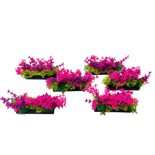 [M474] PLANTA PLASTICA BASE RESINA x8 uni. 4CM