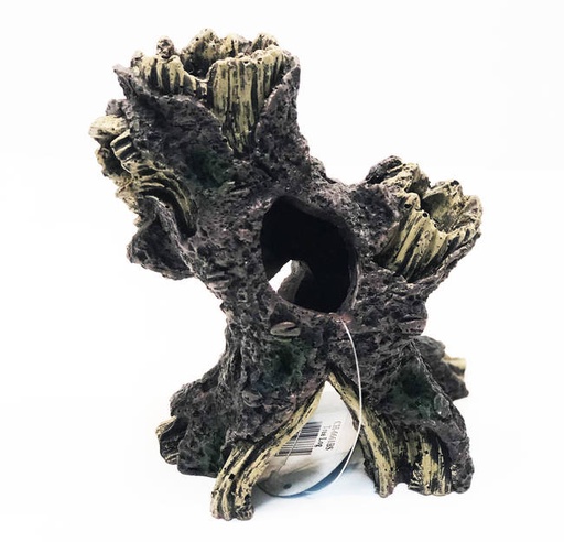 [CH6661BS] TRONCO CON CUEVA 17X12X18