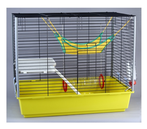 [643] HAMSTERA RECTANG. CON HAMACA 80X48X68