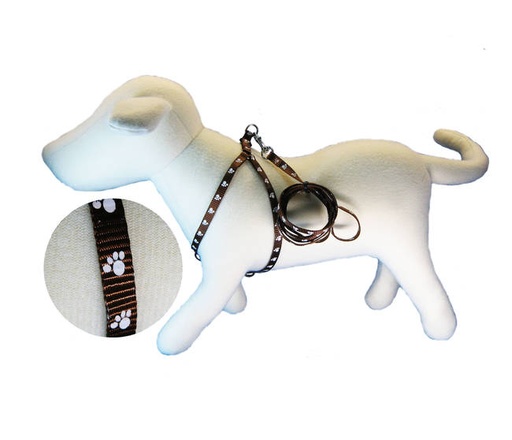 [COHP20] CONJ.CORREA/PRETAL PATITAS 20MMX120CM