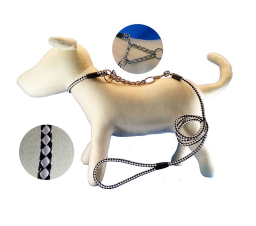 [COAS01] CONJ.CR.ALPINISTA PVC.TRENZ 8mm/SEMIAH.8mm