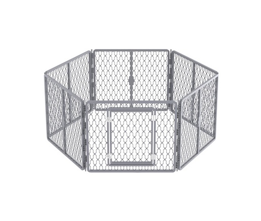 [5768] 6-PANELS DOG PLAYPEN LIFESTYLE 4 PET AFP