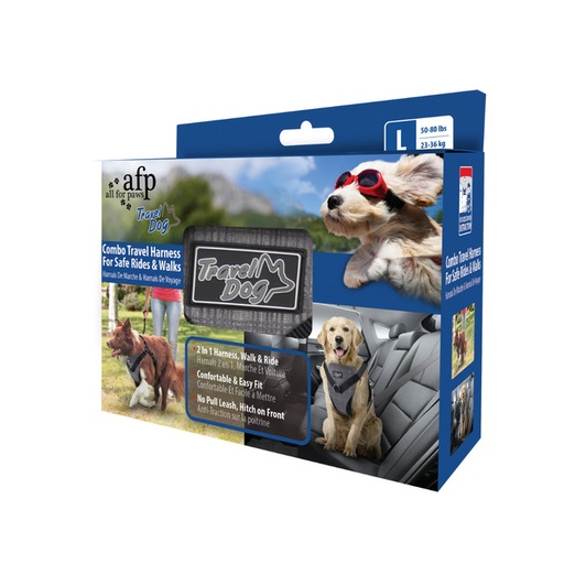 [8137] COMBO HARNESS L TRAVEL DOG AFP