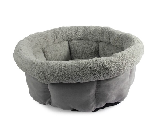 [5361] CUDDLE BED GREY M LAMBSWOOL AFP