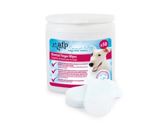 [3361] DENTAL FINGER WIPES X50 SPARKLE AFP