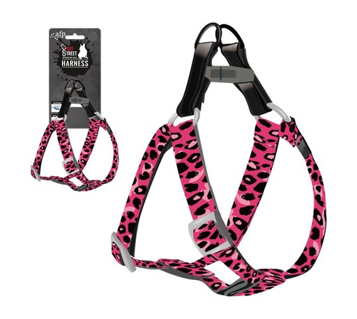 [AFP7058] DOG STEP HARNESS LEOPAR L OFF STREET AFP