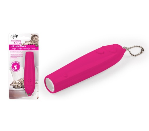 [AFP2070] LED LIGHT MOUSE BLUE/PINK MODERN CAT AFP