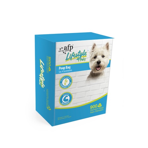 [AFP5777] POOP BAG 60 ROLLS LIFESTYLE 4 PETS AFP