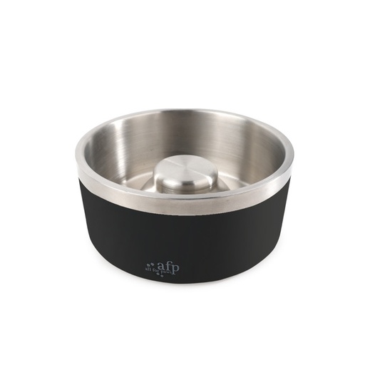 [AFP5716] SLOW FEEDING BOWL BLA. L LIFESTYLE 4 PETS AFP