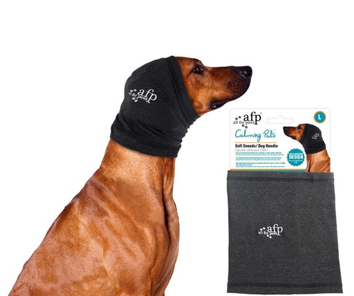 [AFP5828] SOFT SNOODS/ DOG HOODIE L CALMING PALS AFP
