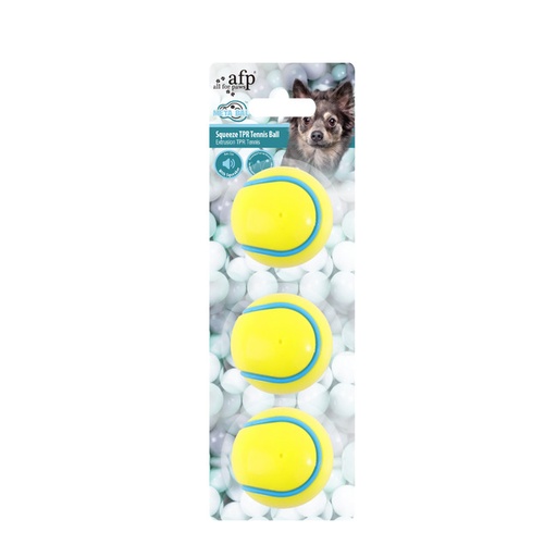 [3851] SQUEEZE TPR TENNIS BALL X3 META BALL AFP