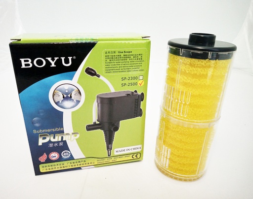 [SP2300] BOYU FILTRO INTERNO 1200 l/h-3 CART.FILTRANTE