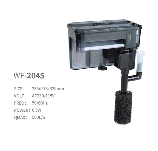 [WF2045] BOYU FILTRO REBALSE 500L/H-6.5W