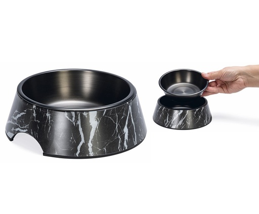 [650841] BOWL HOND BLACK 350ML BEEZTEES