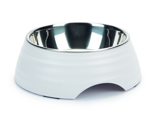 [650694] BOWL RIMPU WHITE 350ML BEEZTEES