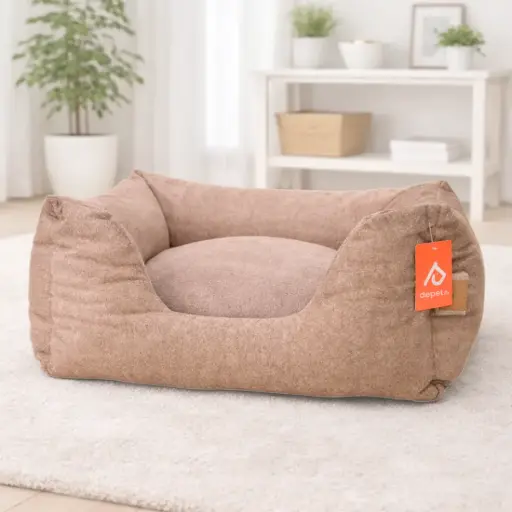 [DP40253] CAMA BEIGE 80x60x31CM - DEPETS