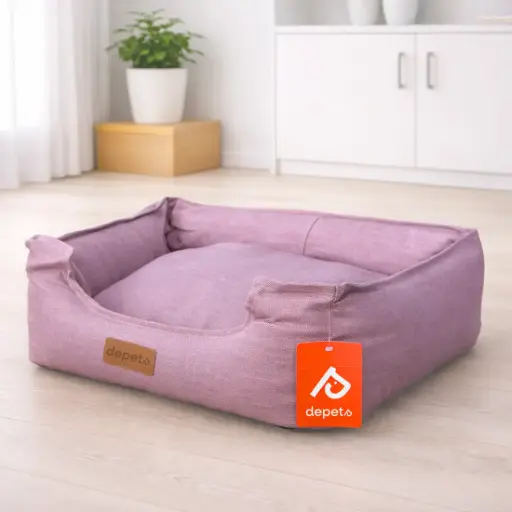 [DP37291] CAMA ROSA 60x50x19CM - DEPETS