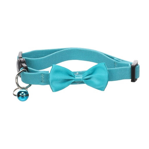 [561738] COLLAR CON LAZO CASTOR TURQUESA FLAMINGO