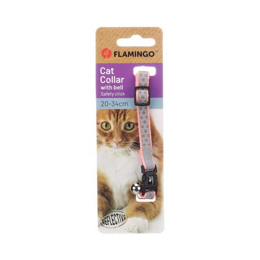 [561735] COLLAR MINX SALMON ROSADO FLAMINGO