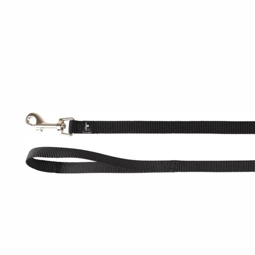 [520224] CORREA ZIGGI NEGRO 1.3m 25mm FLAMINGO