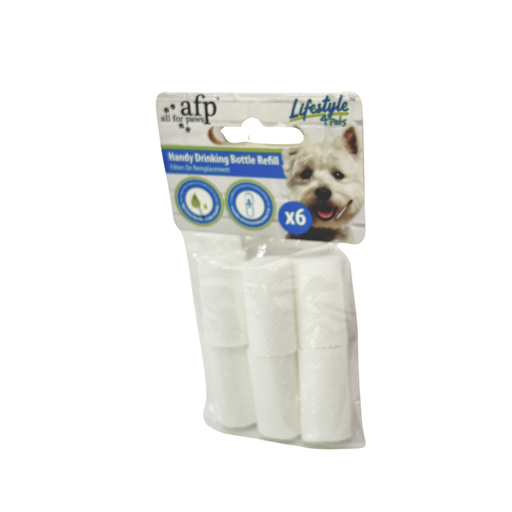 [AFP5721] AFP LIFESTYLE 4 PETS - HANDY DRINKING BOTTLE REFILL 6PK