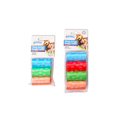 [11596] PAWISE POOP BAG-3PACK(20PCS/ROLL)