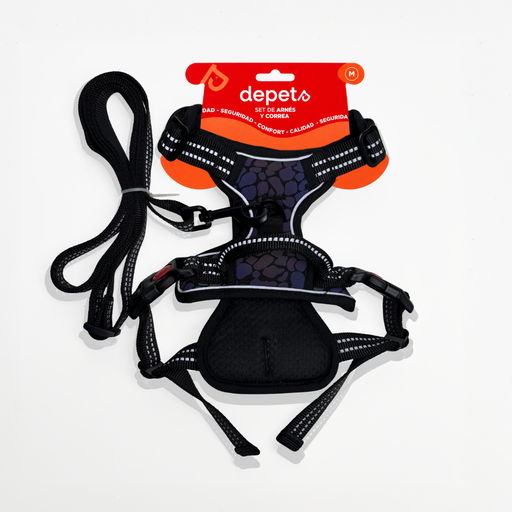 [XB004-01-884] SET REFLECTIVO ARNÉS + CORREA REFLECTIVA  M DEPETS