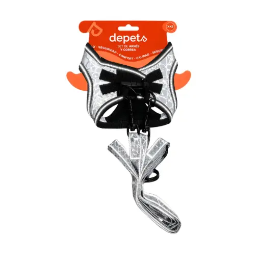 [XB067-14-882] SET REFLECTIVO ARNÉS CON ABROJO + CORREA  XS DEPETS