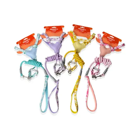[QYXB018] SET ARNÉS + CORREA CAMUFLADO S DEPETS